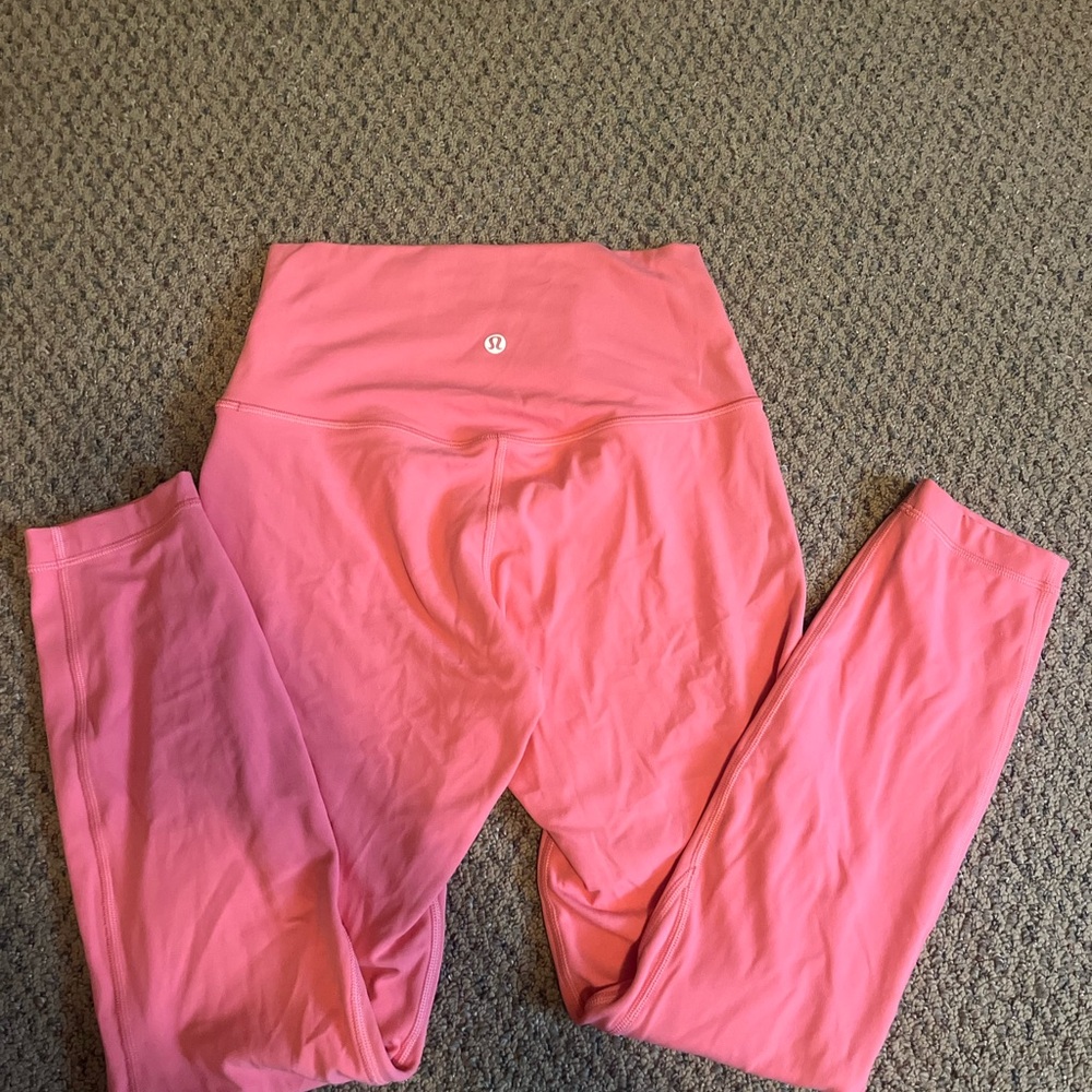 Lululemon Pink High-Waisted Align Leggings